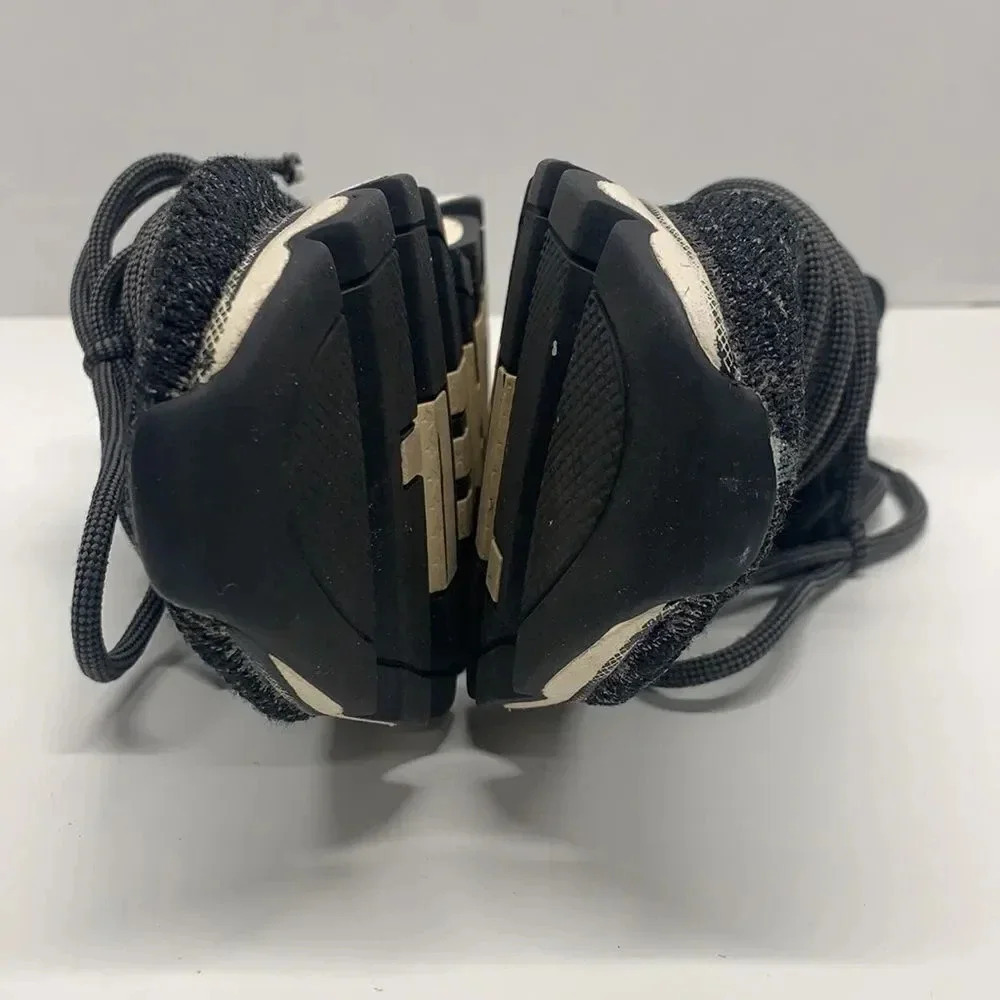 Sorel Kinetic Lace Up Low Top Knit Sneakers Running Shoe Black Women's 8 - Picture 6 of 10